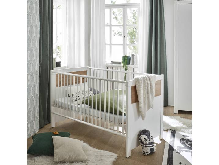 Babybett Ivia 70 x 140cm Weiß