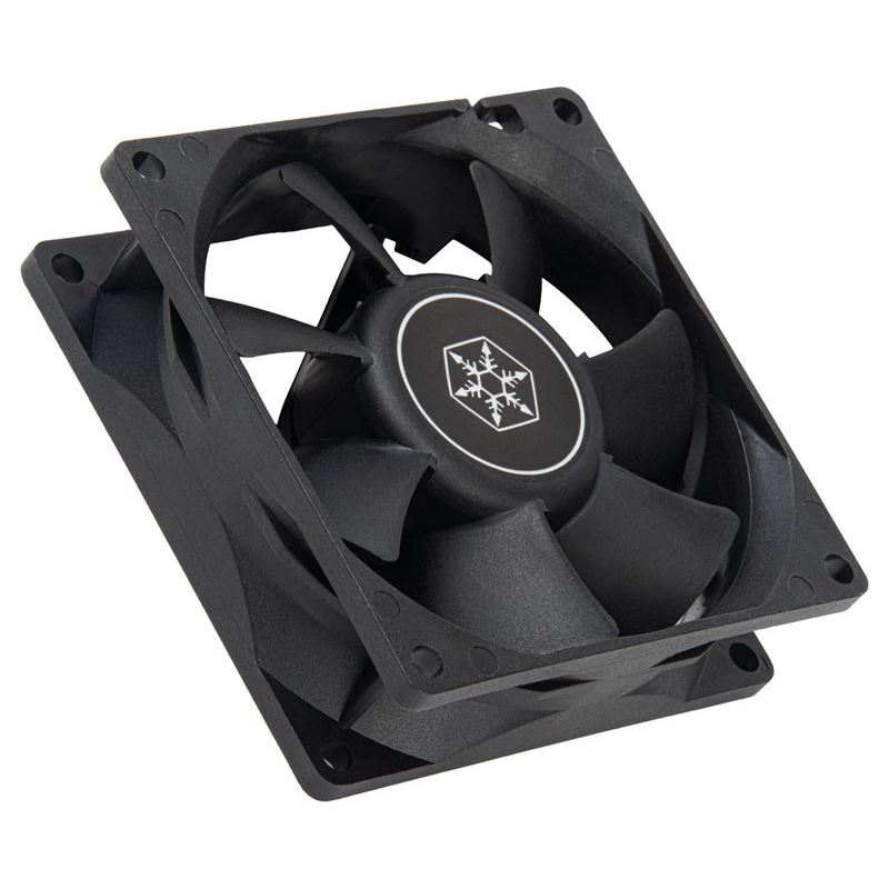 Silverstone FN80 80x80x25mm 2000 U/min 22.9 dB(A) schwarz