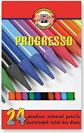 KOH-I-NOOR PROGRESSO 8758/24 - Buntstifte in Lack - 24 Stück
