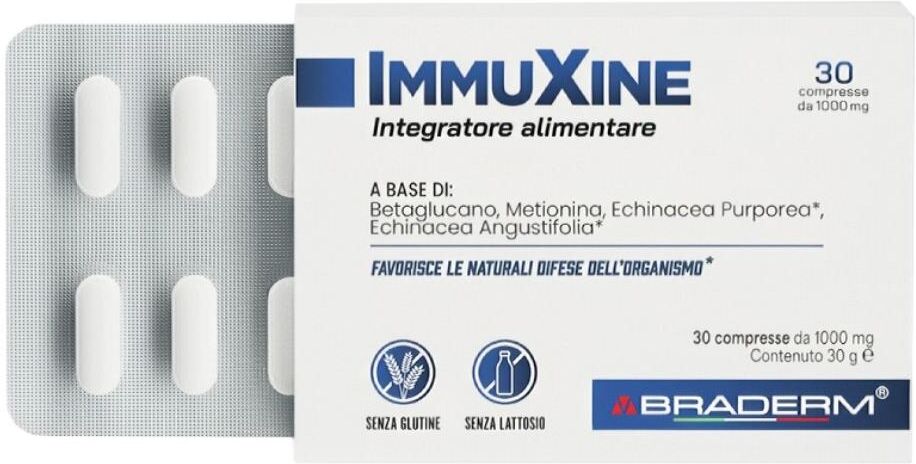 BRADERM Srl BRADERM Immuxine 30 Cpr