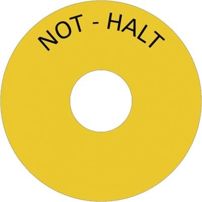 Dreifke® Schild NOT-HALT, Folie, Ø 75 mm