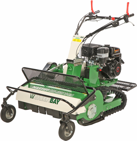 GreenBay MASTIFF 86-150 T-ES - Tondeuse débroussailleuse professionnelle à couteaux - Loncin G420FD