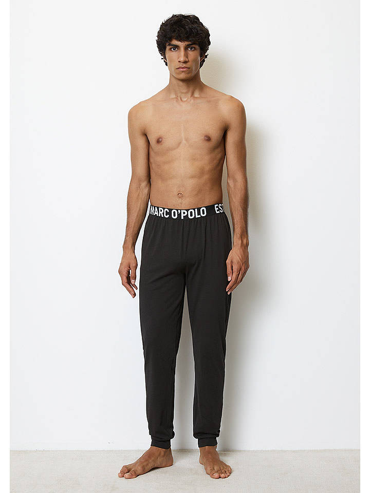 Marc O´Polo Bodywear Pyjama-Hose in Schwarz - M