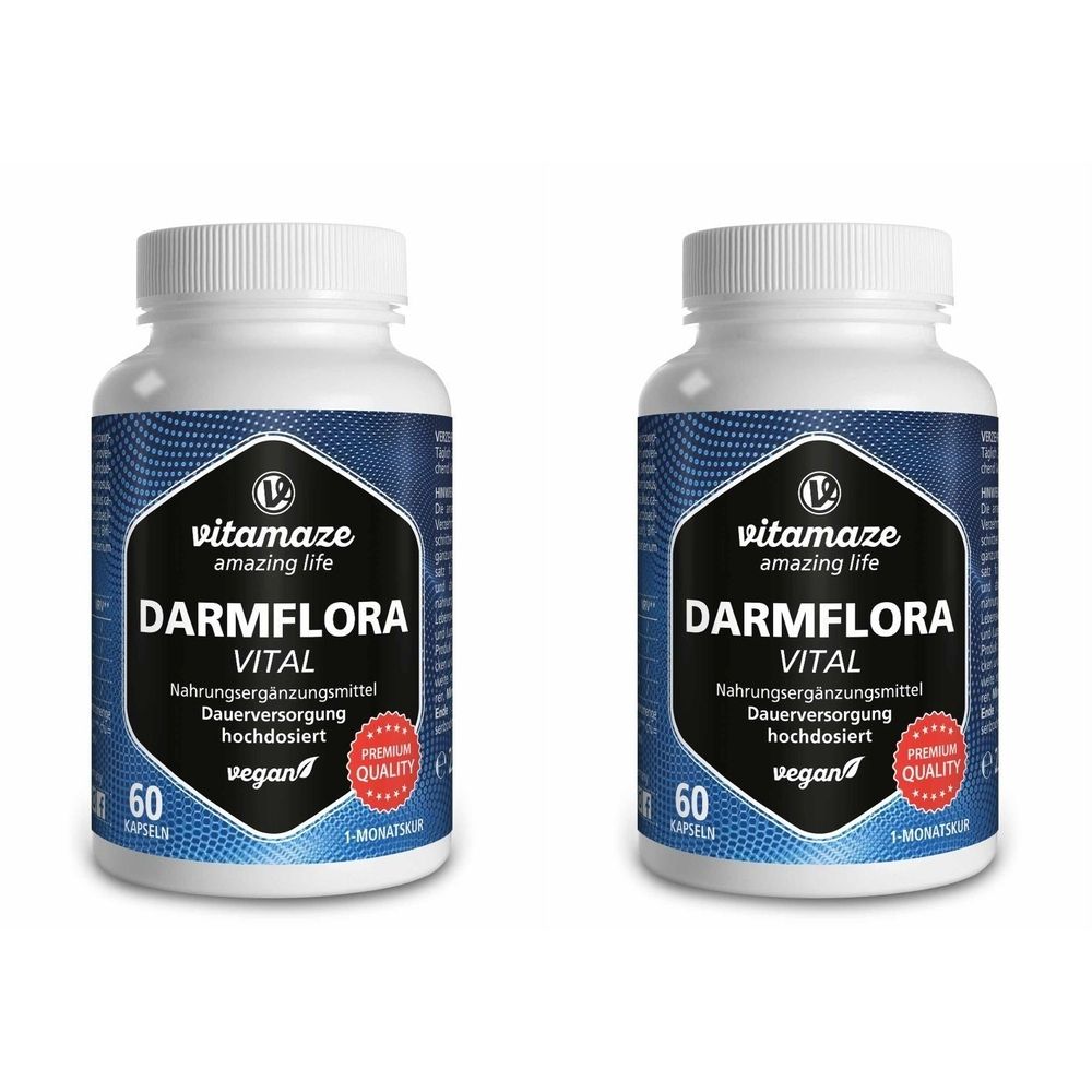 Darmflora Vital vegan Kapseln 2x 2x60 St