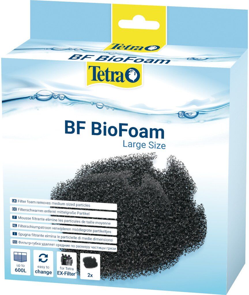 Tetra BioFoam Large Spugna Filtrante Biologica per Filtri Esterni EX1200 Plus e EX1500 Plus