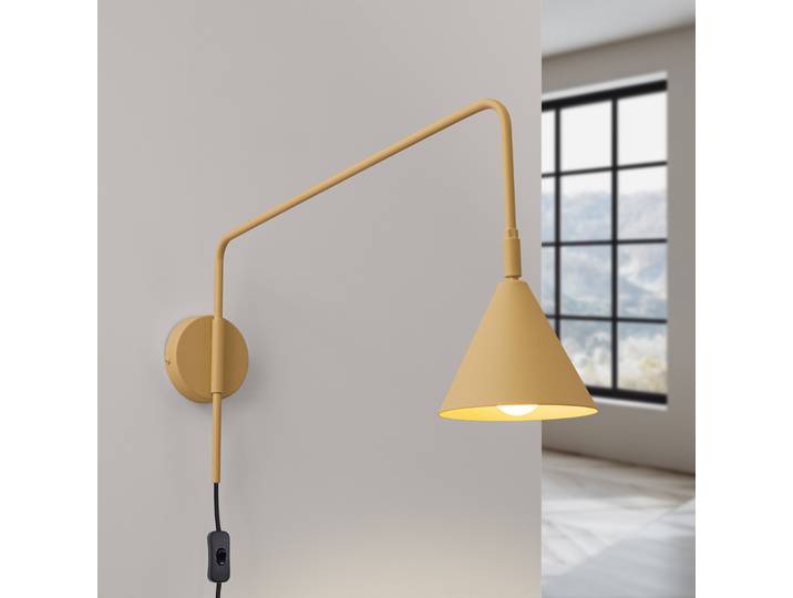 Applique murale LYS dorée Ø 14 cm Métal Douille E14 - SOLLUX SOLLUX LIGHTING - Salon / séjour - Scandinave - À ampoule unique