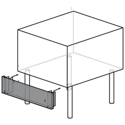 Diamond Frontpaneel aus Edelstahl, Grill G22/GPLP8-N (A22/PFG8)