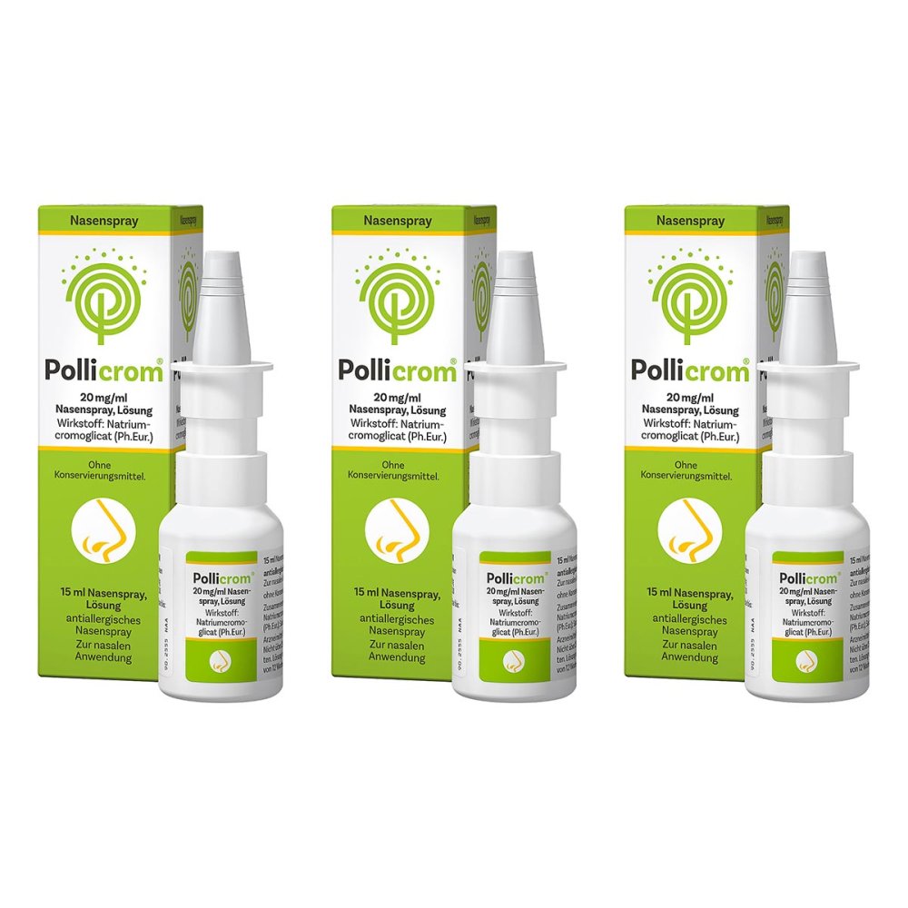 URSAPHARM Arzneimittel GmbH Pollicrom 20 Mg/ml Nasenspray Lösung 08104600