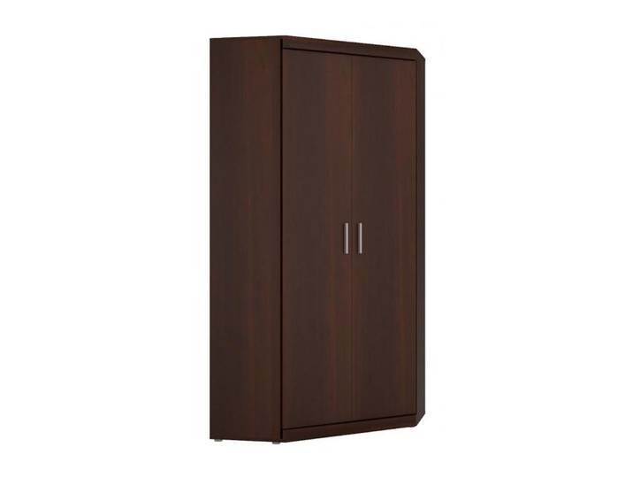 Feldmann-Wohnen Eckkleiderschrank Imperial Nussbaum Imperial / 93 / 93 / 195 cm, Nussbaumfarben, 93x195x93 cm, Schlafzimmer, Kleiderschränke, Eckschränke