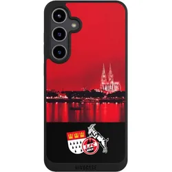 Nivocase Handyhülle für Samsung Galaxy S24+ Hülle NIVOpure Case Schwarz 1. FC Köln Offizielles (Samsung Galaxy S24+), Smartphone Hülle, Schwarz