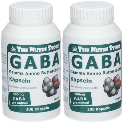 Gaba 500 mg vegetarische Kapseln 2x 2x200 St