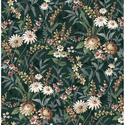 NextWall Vintage Floral Peel and Stick Wallpaper