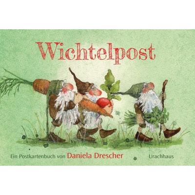 Postkartenbuch »Wichtelpost«, Karte von Daniela Drescher, Urachhaus, 978-3-8251-5297-0