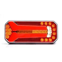 LED Rückleuchte ( L / R ) Lauflicht Blinker (7 Funktionen) 236 x 104mm LKW (7 W)