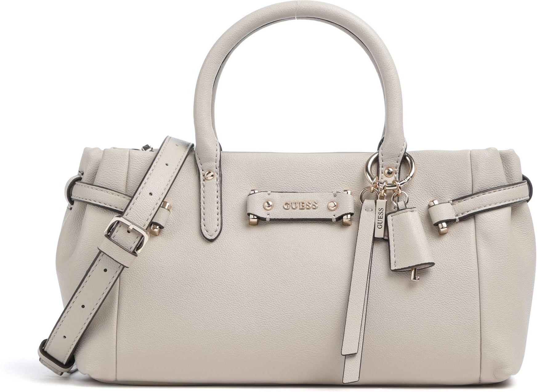 Guess Dorothy Girlfriend Small Handtasche aus Leder, beige