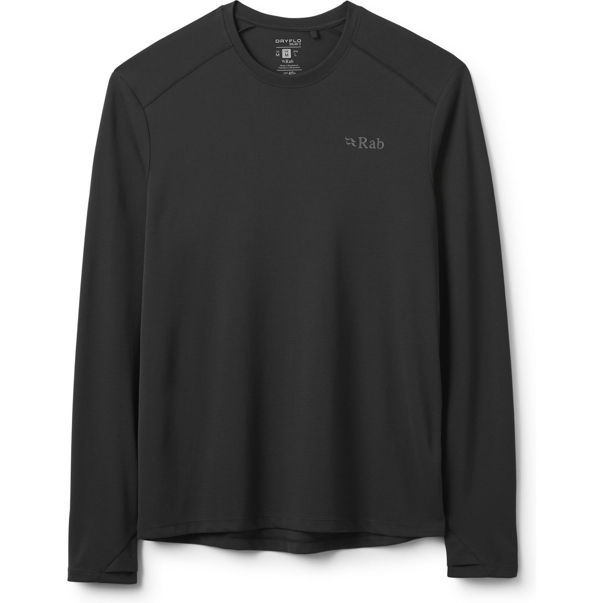 Rab Force LS Tee black (BLK) XXL QCC-22-BLK-XXL