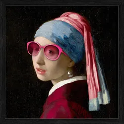 Gerahmtes Bild (BHT 32,50x32,50x1,80 cm) - bunt - BHT 32,50x32,50x1,80 cm