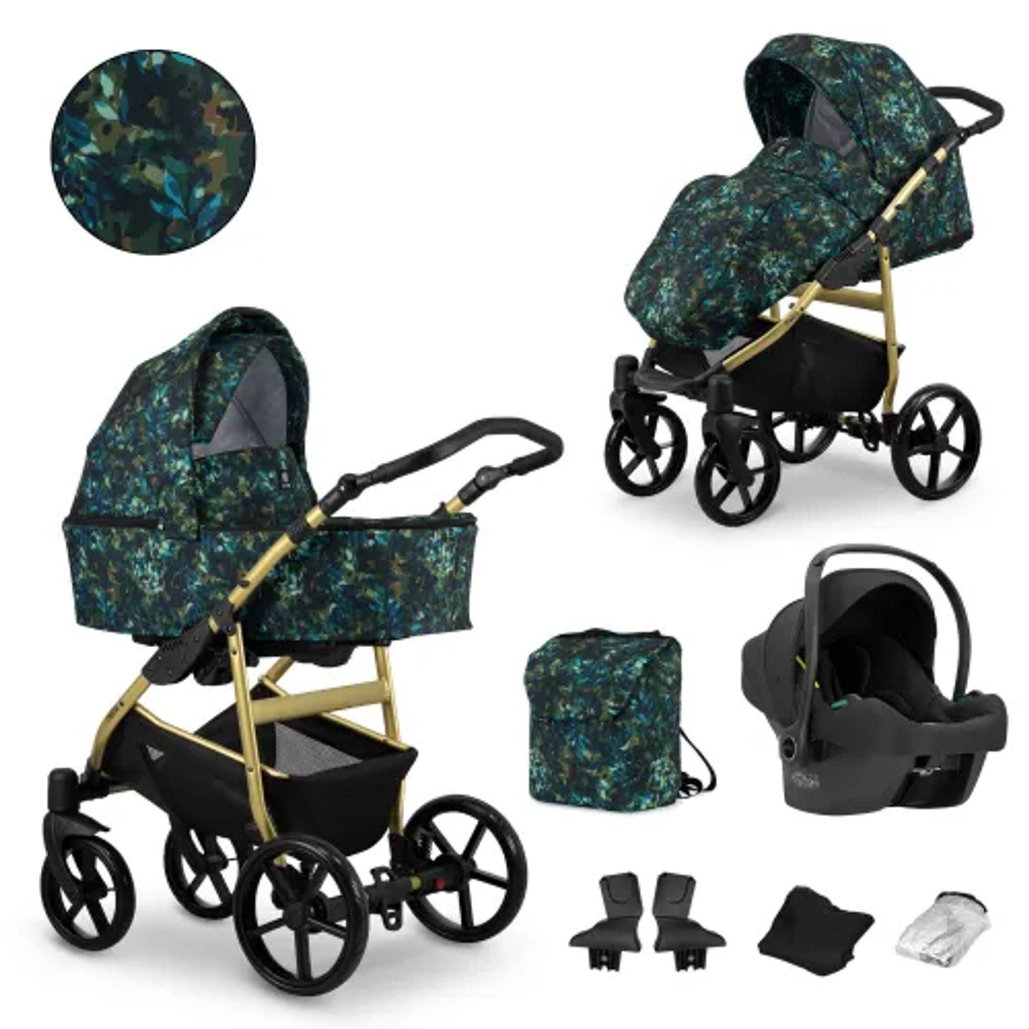 Kinderwagen Kunert MATA 3in1 - Farbe: Blätter