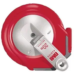 Bmi Kapselbandmaß RADIUS L.10m Band-B.13mm A mm/cm EG II Ku.weiß Stahlmaßband
