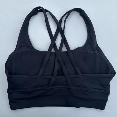 Uplifted Finds High Strength Shockproof Cross Back Yoga Fitness Vest black s