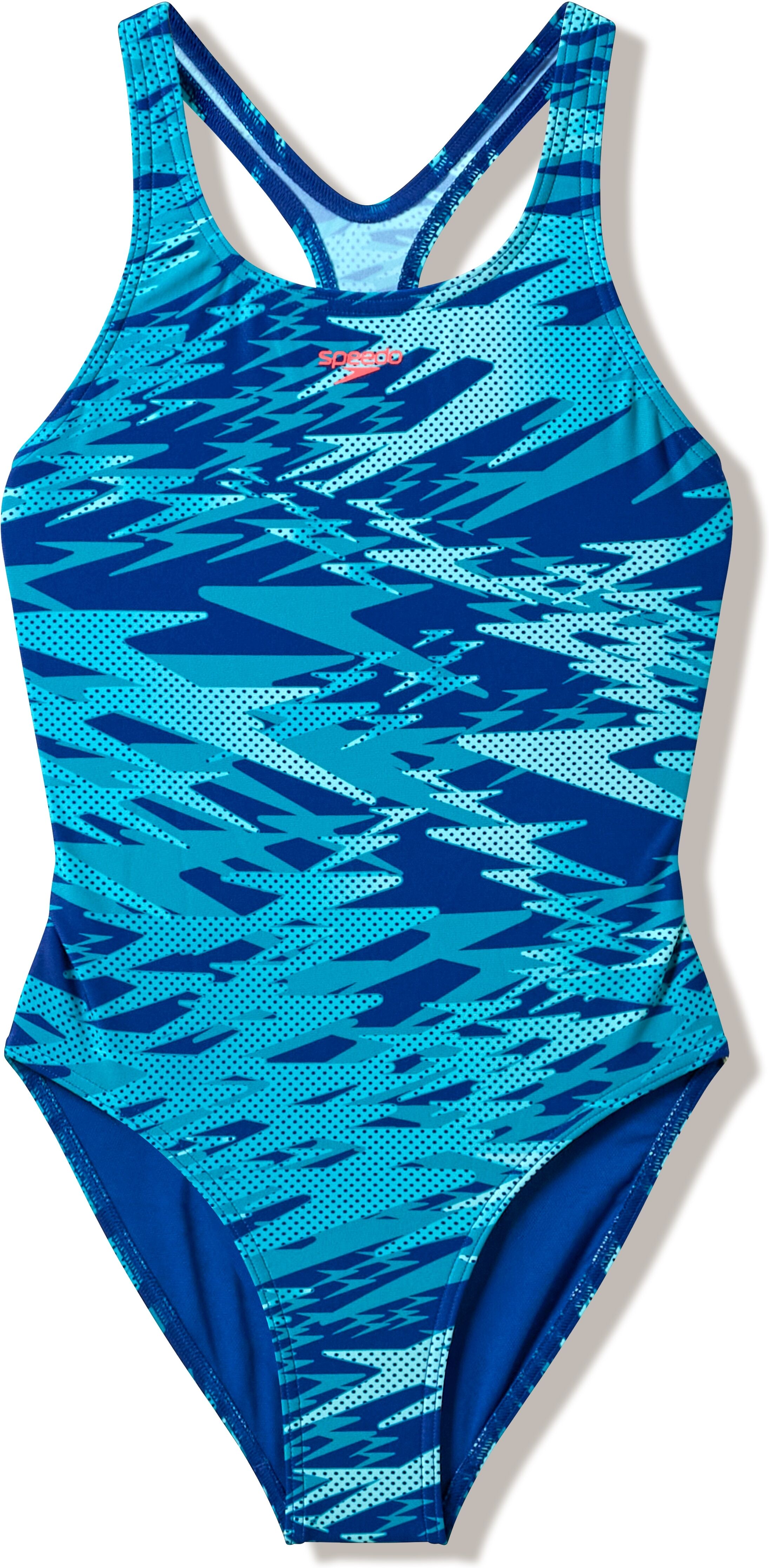 Badeanzug SPEEDO, Mädchen, Gr. 12 (146/152), N-Gr, blau (nvy, blu), Obermaterial: 100% Polyester, Badeanzüge Badeanzug nvy, blu 12 (146/152), N-Gr