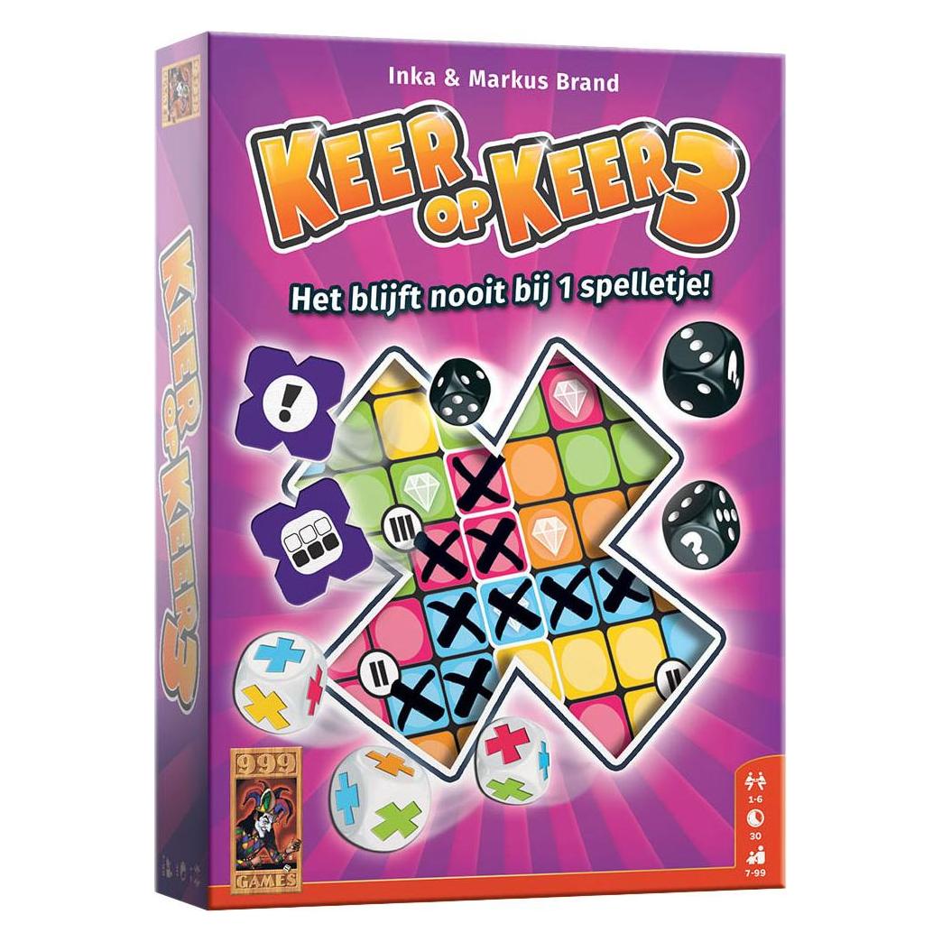 999Games 999 Games Keer op Keer 3 - Würfelspiel (69898480)