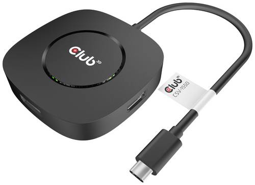 club3D CSV-1550 USB-C / DisplayPort Adapter Schwarz 0.13 m