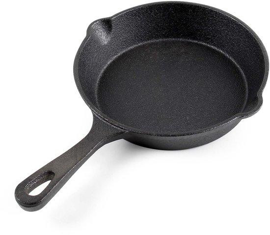 Unyqoos Ibenzoa Gietijzeren Pan 16 cm - Zwart