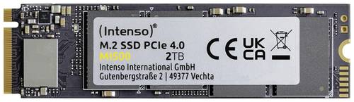 Intenso 2TB Interne M.2 PCIe NVMe SSD 2280 PCIe NVMe 4.0 x4 Retail 3836470