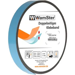 WamSter - Doppelseitiges Klebeband 25mm x 10m