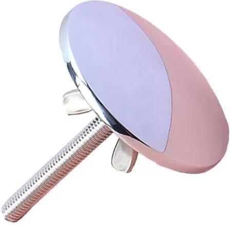 INF Cache-Trou d'Évier : Joint Anti-Fuite & Bouchon Décoratif pour Lavabo - Alliage de Zinc & Acier Inoxydable Argent