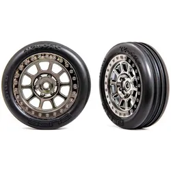 Traxxas Alias Reifen Auf Felge Bandit 2.2 Schwarz-Chrom Vo Medium (2)