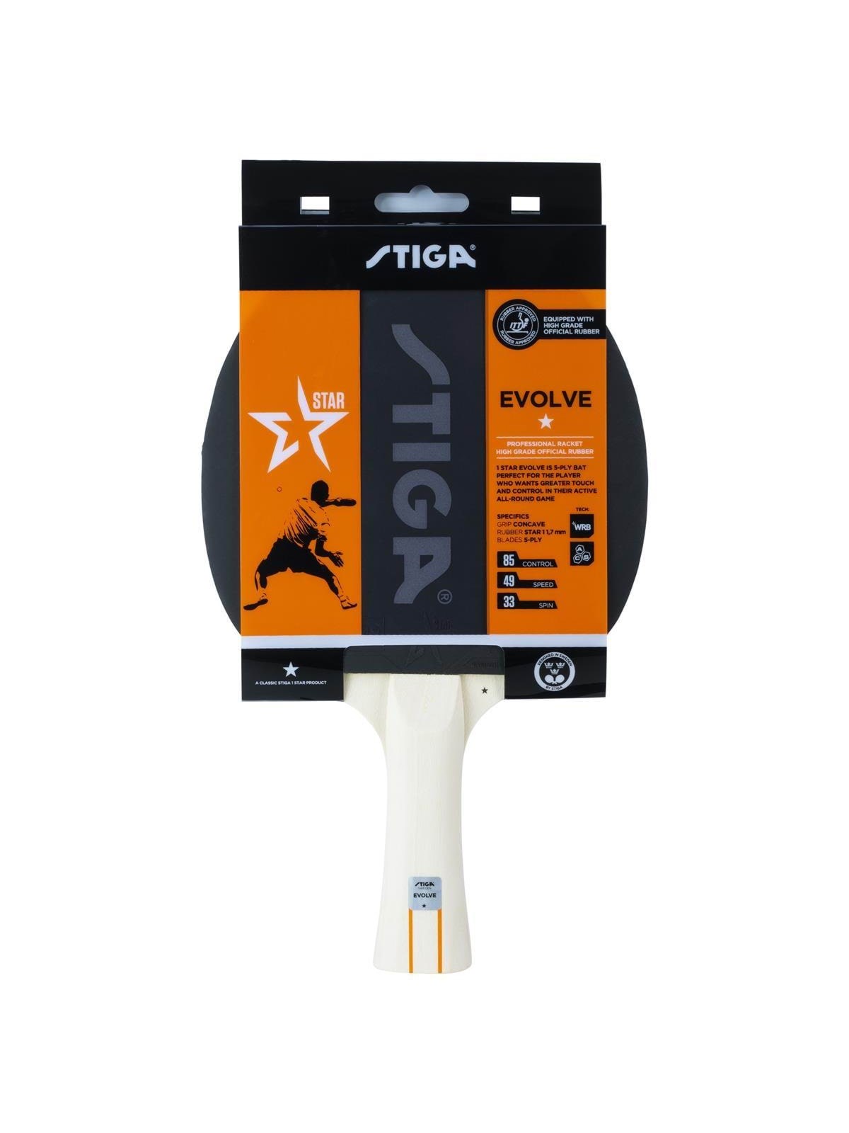Stiga Table Tennis Bat Evolve 1-Star