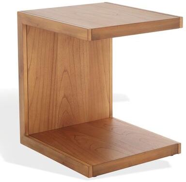 "SAFAVIEH Couture Tawney 20.4-Inch Wood Side Table, Modern - 20"" W x 19"" D x 23"" H"
