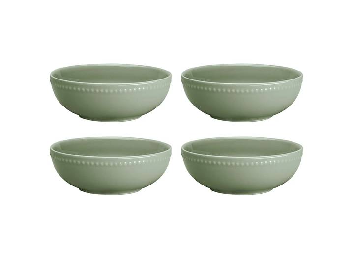 Scandi Living Bol Dots 60cl Lot de 4 Vert