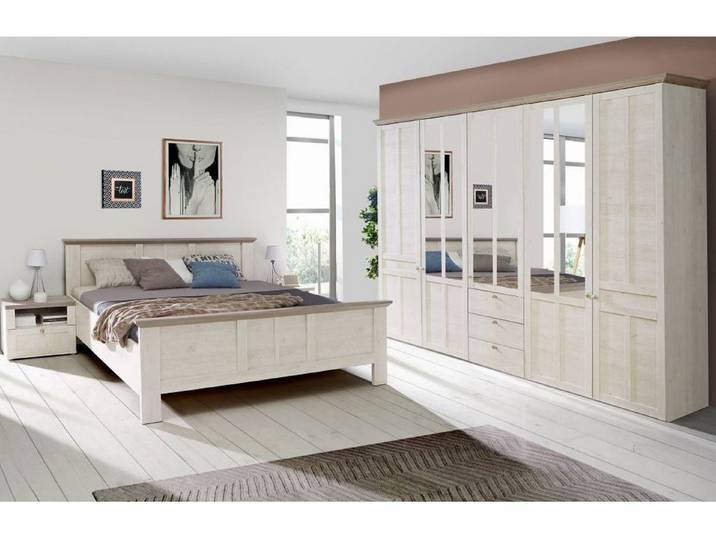 möbelando Schlafzimmer-Set Indianapolis, cm