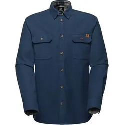 MAMMUT Herren Hemd Tamaro Overshirt Men, Größe M in Blau Blau