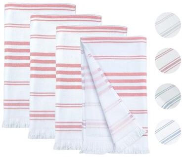 Ample Decor Hammam Hand Towels for Kitchen 16X28 Inch - 4 Piece