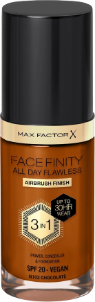 Max Factor Facefinity 3 in 1 Primer Concealer & Foundation N102