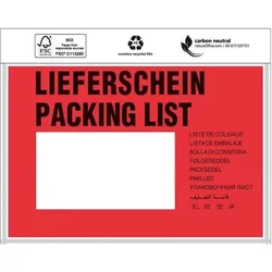 Transpak, Lieferscheintasche, Trans-pak Dokumententaschen mit den Massen 175 x 118 mm C6 (1000 Stk.)