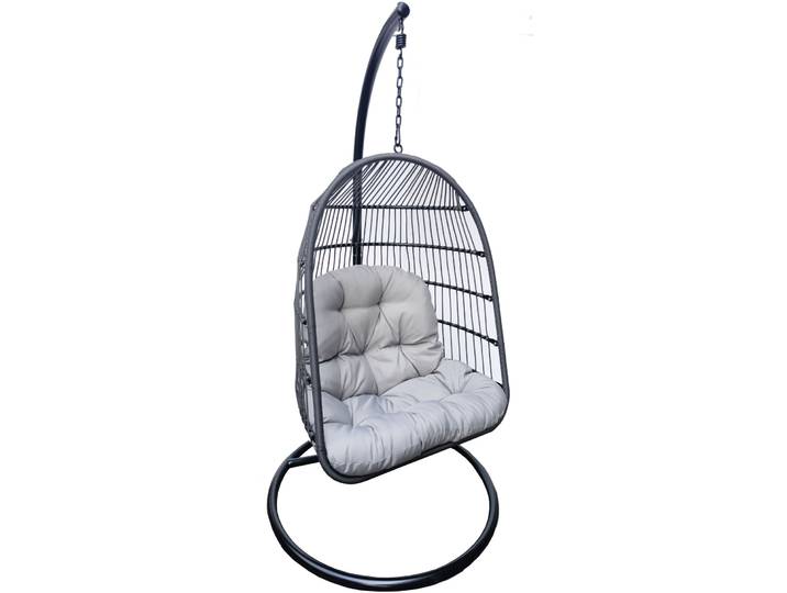 Hängesessel Slodono Schwarz Metall B 103 T 103 cm Faltbar