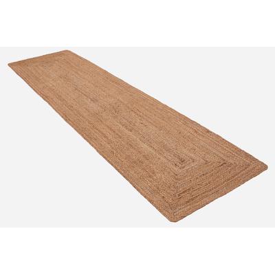 Tischläufer OTTO HOME "Aimka", beige (natur), B:40cm L:150cm, Jute, Tischdecken, 100% Jute, 40x150cm, Pflegeleicht, Flechtmuster, Hochwertig und Stabil