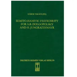 Semito-Hamitic Festschrift for A.B. Dolgopolsky und H. Jungraithmayr, Fachbücher