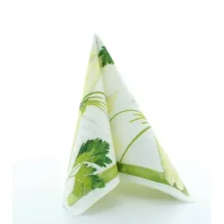 Mank Serviette Airlaid Asparagus, 40 x 40 cm, 50 Stück - Spargel