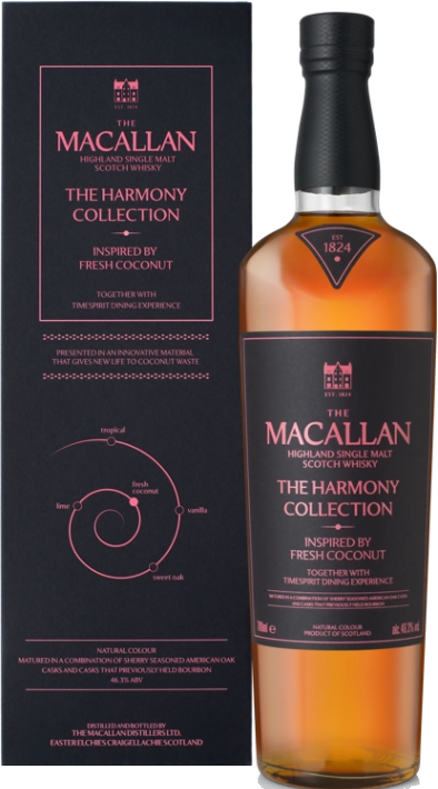Macallan Distillery Étui The Macallan Harmony Collection Inspired by Fresh Coconut Cadeau