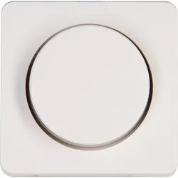 Kopp 328829187 MILANO - Dimmer-Abdeckung für Druck-Wechseldimmer,Farbe: weiß