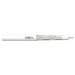 MegaSat 100066 Koaxialkabel Außen-Durchmesser: 7.2 mm Weiß 100 m