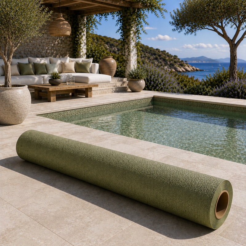 Liner PVC armé 150/100e uni antidérapant Hydroflex