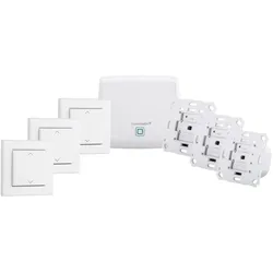 Homematic IP Smart Home Starter Set Beschattung für 3 Rollläden & Markisen