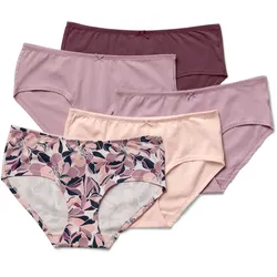 Tchibo - 5 Pantys - Damen - Gr. S - dunkellila